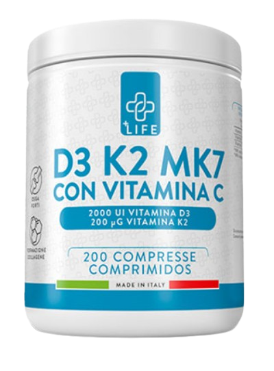 +Life Vitamina D3 K2 MK7 + Vit C
